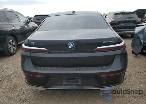 2024 BMW I7 Edrive50 из США, поврежденный, VIN WBY43EJ05RCR08328